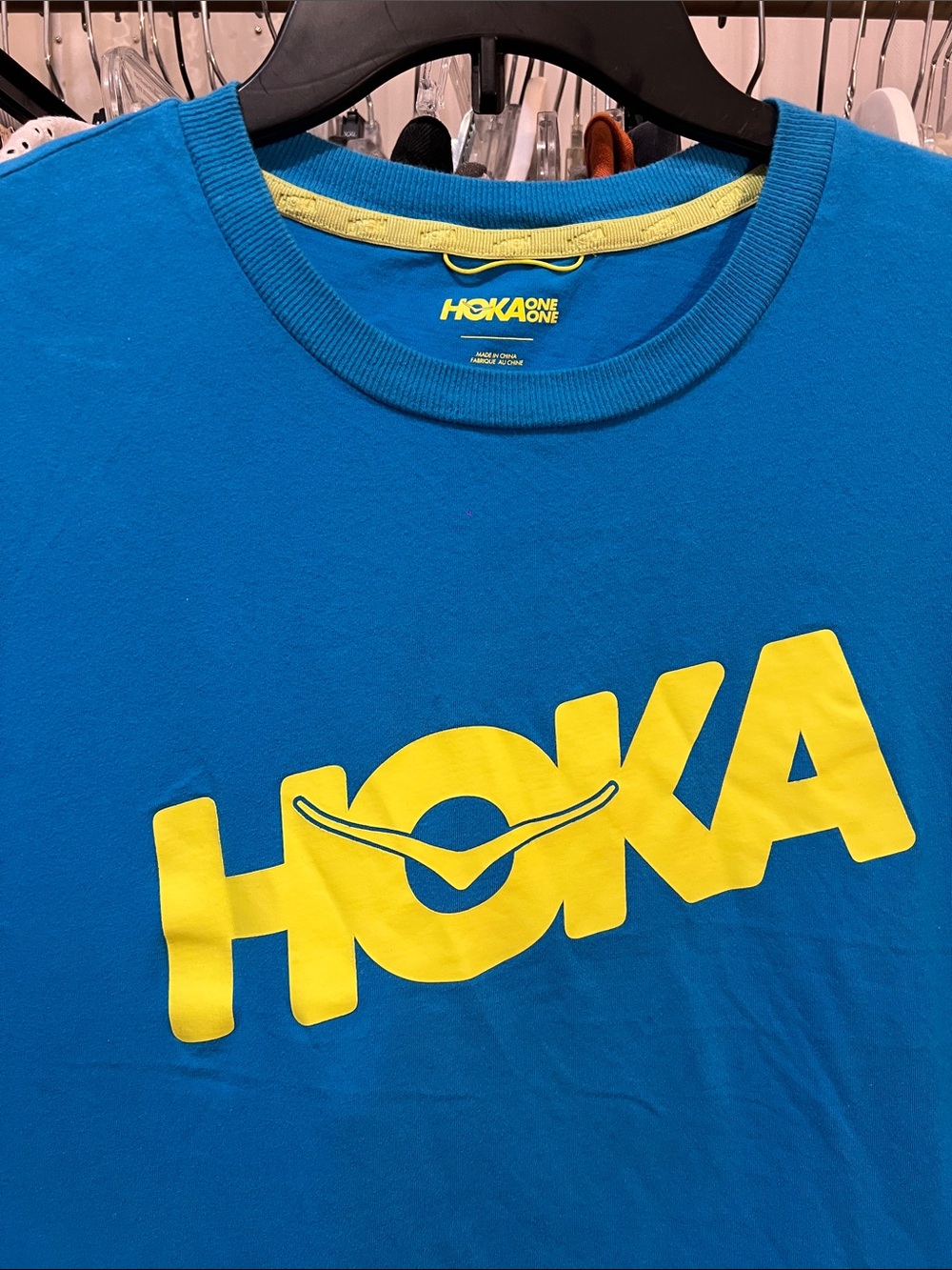 HOKA BLUE TEE SHIRT med - Picture 4 of 9